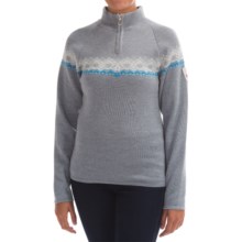 54%OFF レディースカジュアルセーター ノルウェーカルガリーセーターのデール - （女性用）メリノウール、ジップネック Dale of Norway Calgary Sweater - Merino Wool Zip Neck (For Women)画像